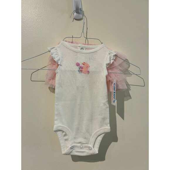**3 for $20** NWT Carter's Just One You White & Pink Bunny Tutu Outfit - 3M - Picture 1 of 3